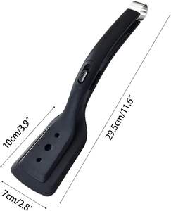 Tourne-œufs et spatule en silicone, gadget de cuisine 2-en-1, pince alimentaire résistante à la chaleur pour saisir les crêpes, les toast français et les omelettes - Product Image 4