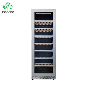 Candor Compossed Wine Cooler Hầm Rượu Tủ Lạnh Và Champagne Tùy Chỉnh 166 Chai LED Hiển Thị Nhiệt Độ Tủ Điện - Product Image 4