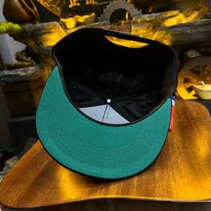 Cappellino da Baseball ricamato a tesa piatta Unisex 2023 con Logo personalizzato stampato da uomo cappuccio in pile sportivo anni cinquanta bianco per strada all'aperto - Product Image 6