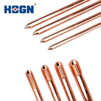 Varilla de tierra de cobre de alta calidad tipo HOGN M16 a buen precio, conectores de categoría de producto