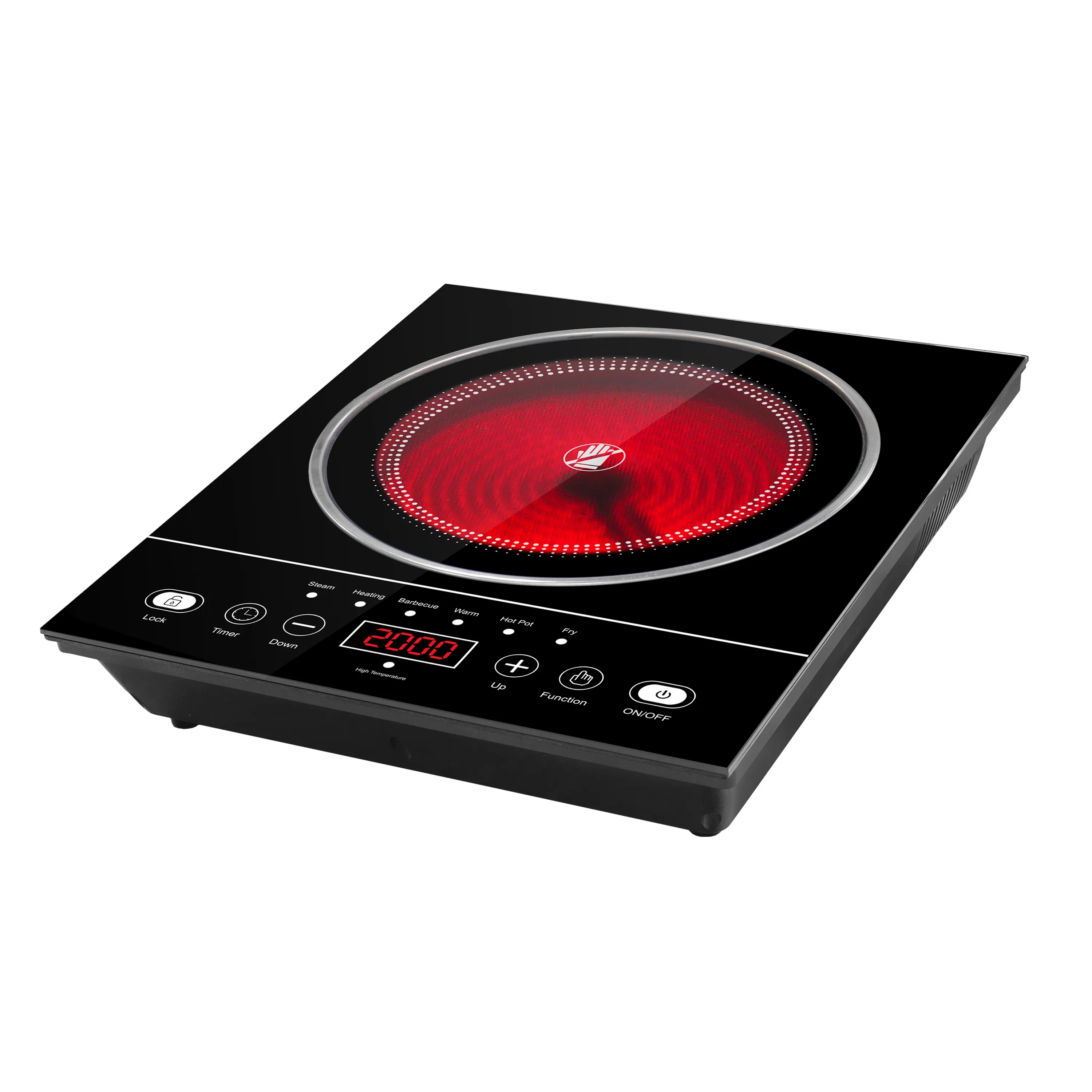 High Power Restaurant Induction Hob Household Kitchen Appliance 1 Burner Ceramic Induction Cooktop Infrared Induction Cooker