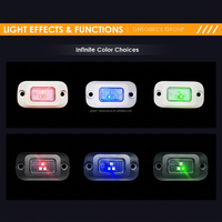 GNSOURCE Nouveau kit d'éclairage LED RGB pour le dessous de caisse 12V 54W avec télécommande pour véhicules - Voiture/Camion/Moto/Tout-terrain/SUV/UTV/ATV