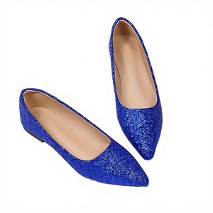 Women's Fashion Trend Flat <b>Shoes</b> Breathable Ballet Slip-On Pointed Toe Design Solid Color <b>Soft</b> Sole Colorful Wedding PU <b>Shoes</b> - Product Image 6