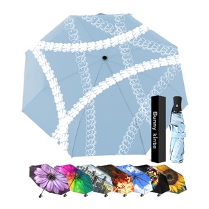 ร่มพับขนาดพกพาแบบดินสอ น้ำหนักเบาพิเศษ กะทัดรัด ใช้ได้ทั้งกันแดดและกันฝน สำหรับผู้หญิง พร้อมบริการสกรีนลายตามสั่ง - Product Image 1