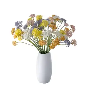 High Quality Artificial Baby Breath Plastic Luxury Colorful Gypsophila Artificial Flower Arrangement Wedding Party Home Decor