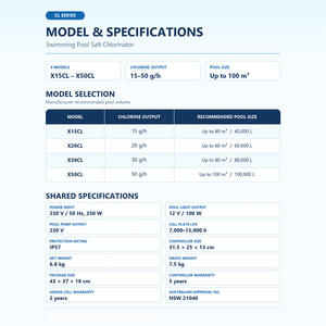 Sistema de Limpieza de Piscinas con Sal y <span class=keywords><strong>Cloro</strong></span> de Alta Calidad TSPK, Cloradores de Piscinas y Accesorios y Herramientas de Desinfección - Product Image 6