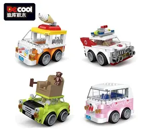 Decool кирпич 26009 машина для мороженого кукла-фасоль автомобиль привидение автомобиль T1 сборные Игрушки совместимы с Legoings подарок для мальчика