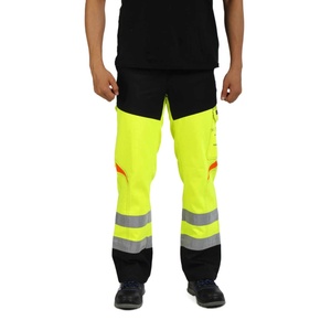 <strong>Hi</strong> <strong>Vis</strong> Men's Workwear Trousers with Multi-Pockets Customizable Logo Reflective Safety Clothing Waterproof-Customizable Logo - Product Image 1