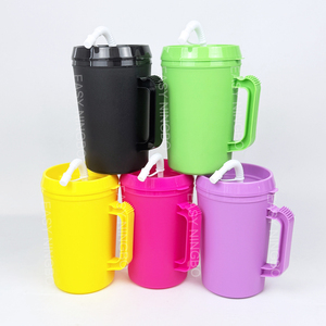 Tazza da Viaggio in Plastica Glitterata da 34oz (2026), Tazza Termica a Doppia Parete da 34oz, Mega Tumbler da Viaggio per Caffè con Manico - Product Image 4