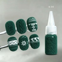 30 Couleurs de Poudre de Fibres Floquées Moelleuses 2g, Poudre de Velours Floqué Effet Diamant pour Ongles, Pigment pour Nail Art, Décoration DIY