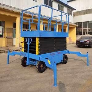 Plateforme de travail mobile élévatrice hydraulique électrique à ciseaux de 6 m/8 m/10 m/12 m/14 m pour la <span class=keywords><strong>construction</strong></span>, fabriquée en Chine - Product Image 4
