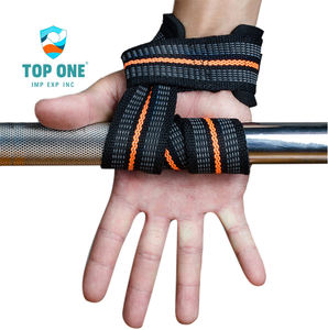 TopOne Logotipo personalizado Entrenamiento Ejercicio Fitness Levantamiento de pesas Gimnasio Muñecas Envolturas Correas de levantamiento de pesas - Product Image 2