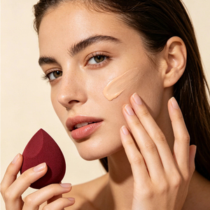 Éponge de maquillage douce sans latex de haute qualité YRX, œufs de beauté multicolores personnalisés, éponge de maquillage professionnelle super douce et grande - Product Image 3