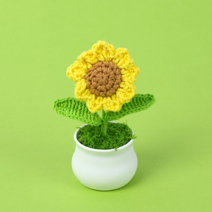 Adorno de Ganchillo Hecho a Mano con Forma de Fruta en Maceta, Planta Verde de Imitación de <span class=keywords><strong>Caqui</strong></span> Tejida con Hilo, Serie de Frutas y Verduras, Mini Bonsái, Regalo - Product Image 2