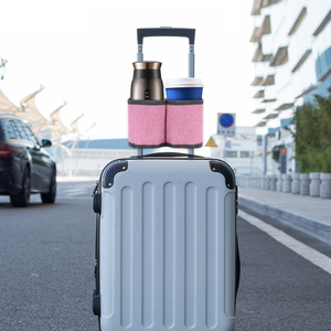 Universal Luggage Handle Storage Bag For Water Bottle And Beverage Travel Hanging Organizer Multipurpose Convenient Trip Use - Product Image 1