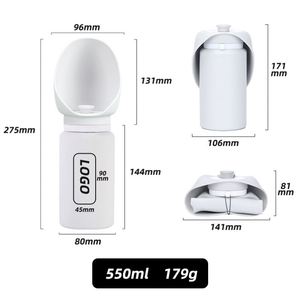 Bouteille d'eau pour animaux de compagnie en silicone à double usage intérieur/extérieur, trois couleurs, prête à être expédiée, vente en gros - Product Image 4