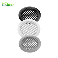 Diffuseur de plafond rond en alliage d'aluminium minimaliste – Grille de ventilation durable et haut de gamme pour intérieurs modernes