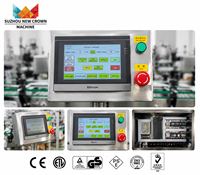 Machine d'étiquetage automatique personnalisée pour les bouteilles en verre PET, usine de boissons, équipement d'étiquetage de haute précision