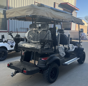 Weliftrich màu đen mờ 72V pin lithium hoạt động bảng điều khiển năng lượng mặt trời 6 chỗ ngồi Xe golf điện - Product Image 4