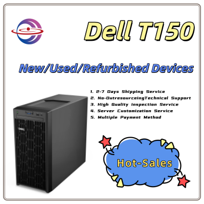 Used Dell PowerEdge T150 Tower Server Xeon E-2314 32GB RAM 4Bay Hot Swap Customizable for Small Business