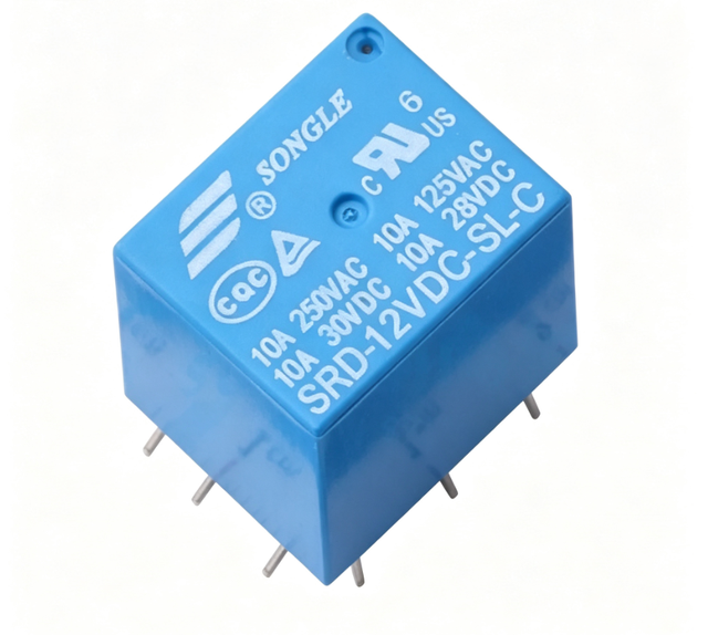 Hot Sale SRD-12VDC-SL-C 5Pin SPDT 10A 12V DC PCB Power Relay Fast Shipping