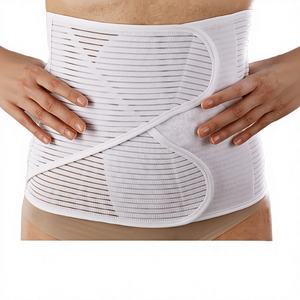 Faja Postparto ORIONE, Diseño Casual Transpirable de Tela de Spandex/Algodón a Rayas, Uso en las Cuatro Estaciones, Altura 28cm, Ref. 3345 - Product Image 1