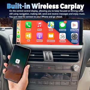 Autoradio Android 13 12,3 pouces, GPS, lecteur multimédia, Bluetooth, Carplay sans fil, 8 Go + 128 Go, Wifi pour Lexus LS460 LS600 2006-2012 - Product Image 6