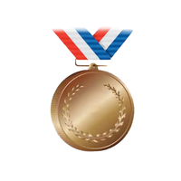 Usine En Gros Personnalisé Médaille D'or Ruban UV Imprimé PLAQUE Argent Or Placage Signification Spéciale Souvenir pour Trophées