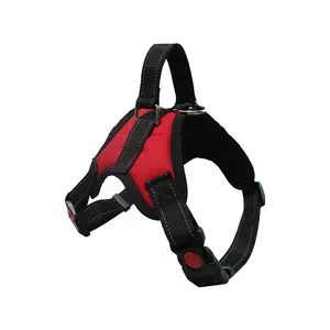 Pecho ajustable para perros, sin tirones chaleco reflectante, correas, arnés para mascotas con asa para caminar al aire libre - Product Image 5