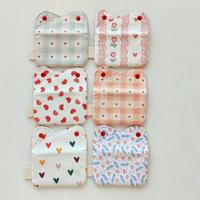 Porte-monnaie floral mignon, pochette en tissu doux portable pour cartes de crédit, billets de banque, rouges à lèvres, petit organisateur de rangement quotidien pour filles