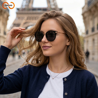 Gafas de Sol TWOOO T1823 de Alta Gama para Mujer, Modernas, Versátiles, con Protección UV400, Estilo Nuevo, Venta al Por Mayor de Fábrica