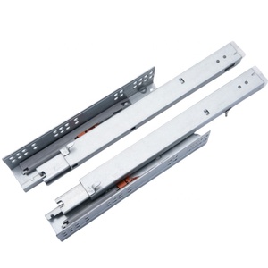 2 lần tự khóa invisibal thủy lực Kính thiên văn ngăn kéo Runner Slide undermount Ngăn kéo trượt hướng dẫn với <span class=keywords><strong>pin</strong></span> - Product Image 3