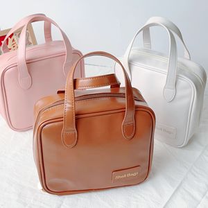 Shell Bags <b>Makeup</b> Bag Large Capacity Portable Square Cosmetic <b>Case</b> for Women Everyday Use - Product Image 3