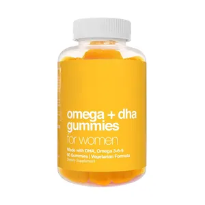 批发素食配方产前功能维生素DHA补充欧米茄3 6 9软糖女性健康皮肤头发生长