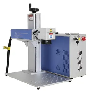 3D portable max raycus jpt 20w 30w 50w 60w metal plastic stainless steel 100w deep engraving fiber laser marking machine