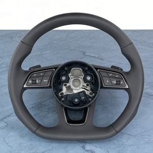 Volant sport en cuir personnalisé compatible avec <span class=keywords><strong>Audi</strong></span> A5 A6L A4 A4L B9 A7 Q2L Q3 <span class=keywords><strong>Q5</strong></span> Q5L Q7 A1 A3 8V 8P en stock - Product Image 1