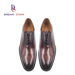 Chaussures habillées à enfiler style Oxford ; en cuir véritable fait main, confortables, pour homme, luxe, logo personnalisé, durables, haute qualité, vintage, collection automne - Product Image 3