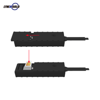 LYNKWORLD Mini GPS Beidou de Cuatro Líneas LW2G-4BH para Motocicleta, Alarma de Punto Ciego y Exceso de Velocidad, Amplio Rango de Voltaje, Aplicación Android