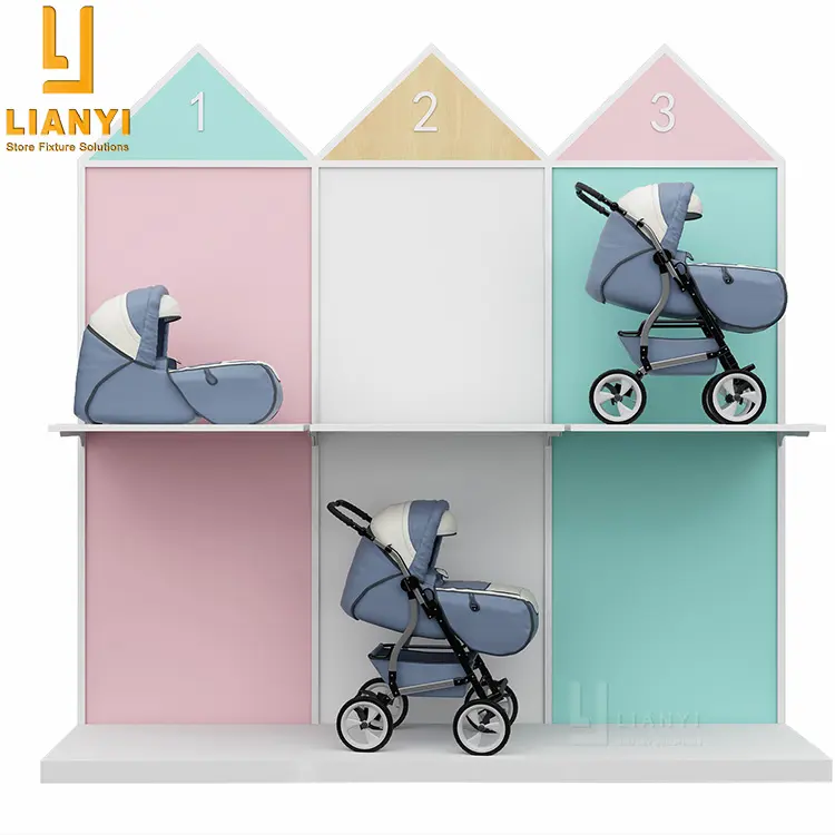 High Quality Baby Carriage's Shelf Bicycle Display Shelf Rack For Supermarket Mother And Kids Store