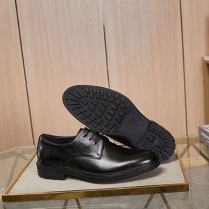 2025 New Men's Genuine Leather <b>Square</b> Toe Breathable Business British Oxfords Non-Slip Cushioned Wedding Formal Shoes - Product Image 6