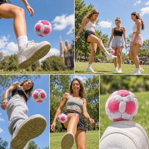 Dirt Bag Hacky Sak Hitchhiker, Hacky Sack de 42 Paneles, Balón de Fútbol Americano Hecho a Mano, Suave y Duradero - Product Image 5