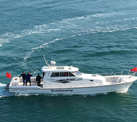Bateau de pêche en haute mer Grandsea de 44 pieds en FRP, navires de croisière pour passagers, ferry à grande vitesse, bateaux pneumatiques, jet-skis