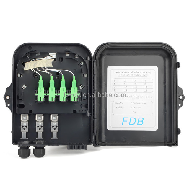Mini Outdoor FTTH Terminal Box 1x8 FTTX NAP with 8 Ports IP 65 Fiber Optic Distribution 8 Core NAP Box