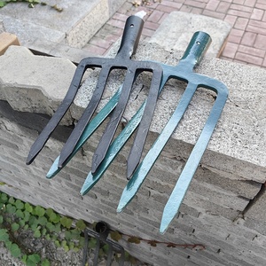 Forca <span class=keywords><strong>da</strong></span> Giardino Industriale a Quattro Denti in Acciaio al Carbonio con Manico in Acciaio per Agricoltura, <span class=keywords><strong>Potatura</strong></span> e Controllo della Vegetazione - Product Image 6