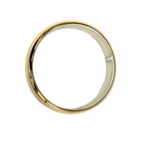 Cincin Dekoratif Berlapis Krom dari Plastik ABS Putih OEM Kustom, Dibuat dengan Cetakan Injeksi untuk Tutup Cangkir, Toleransi 1mm Kelas 104