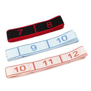 Sangle d'étirement de yoga Hongbo Sports, bande élastique numérique à 8 segments pour la danse, le fitness, le Pilates et l'aide à l'ouverture dorsale - Product Image 2