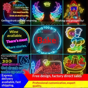 Letrero Luminoso Acrílico Personalizado con Letras <span class=keywords><strong>de</strong></span> Neón, Estilo Influencer, para Bar, Salón, Ambiente Nocturno, Decoración <span class=keywords><strong>de</strong></span> Dormitorio, Estilo IG - Product Image 1