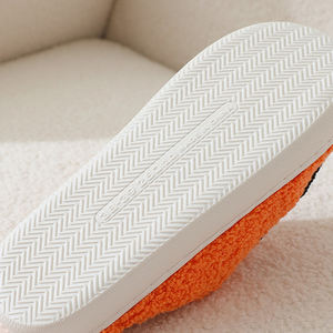 Kadın sıcak peluş slaytlar Spooky slaytlar fener ev peluş bulanık cadılar bayramı kabak ev terlik - Product Image 6