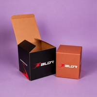 Boîte d'expédition en carton ondulé avec logo personnalisé, boîte d'expédition en carton vert mat de luxe pour l'emballage de vêtements de sport et de chaussures