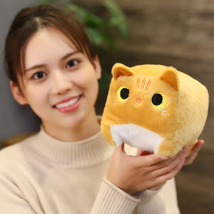 Juguete de Peluche de Gato Cuadrado Explosivo, Venta al Por Mayor Transfronteriza, 8 Pulgadas, Relleno de Algodón PP, Muñeco de Tela de Gatito - Product Image 4